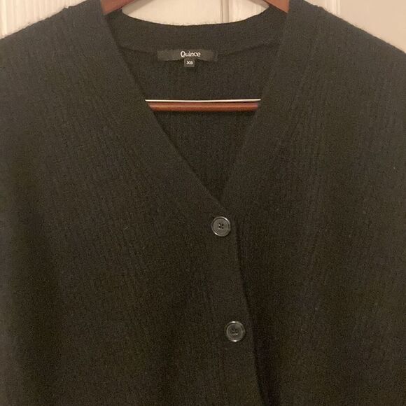 Quince Mongolian Cashmere Oversized Boyfriend Jenni Kayne Cardigan Sweater XS - Picture 4 of 8